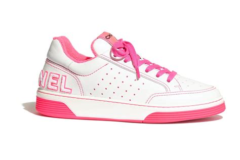 chanel sneakers pink|Chanel sneakers pink laces.